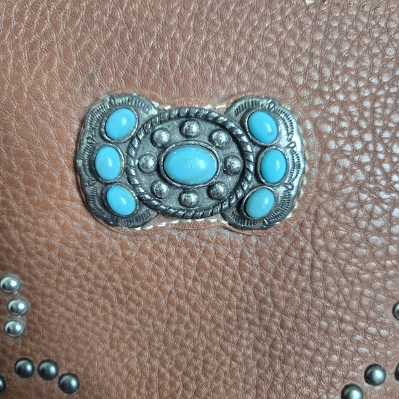 Montana West Brown Crossbody Bag with Studded Detailing - Picture 2 of 12